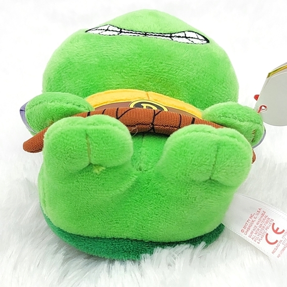 Ty Beanie Baby Plush Teenage Mutant Ninja Turtle TMNT Donatello Purple Turtle - Picture 6 of 16